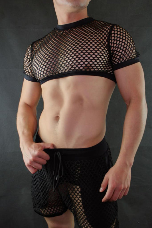 CROP TOP "TRANSPARENCIA FETISH"
